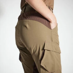 PANTALON FEMME 500 LEGER RESPIRANT MARRON -Camping Promotion Magasin pantalon femme 500 leger respirant marron 3