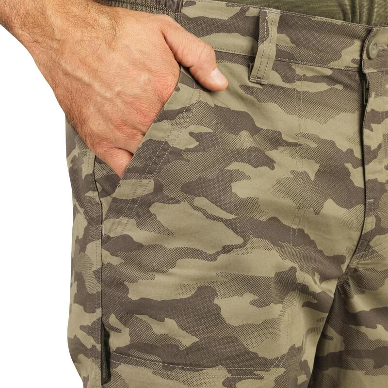 Pantalon Léger Chasse Homme - 100 Camouflage Island Vert 8 Pantalon Léger Chasse Homme - 100 Camouflage Island Vert – Image 8