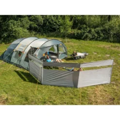 Paravent De Camping Bora - Brise-Vue - 4,5 X 1,4 M - Résistant Au Vent - Gris -Camping Promotion Magasin paravent de camping bora brise vue 45 x 14 m resistant au vent gris 3