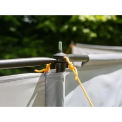 Paravent De Camping Bora - Brise-Vue - 4,5 X 1,4 M - Résistant Au Vent - Gris -Camping Promotion Magasin paravent de camping bora brise vue 45 x 14 m resistant au vent gris 5