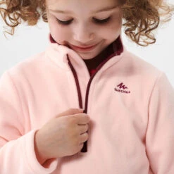 Quechua Polaire De Randonnée - MH100 Rose - Enfant 2-6 Ans -Camping Promotion Magasin polaire de randonnee mh100 rose enfant 2 6 ans 4