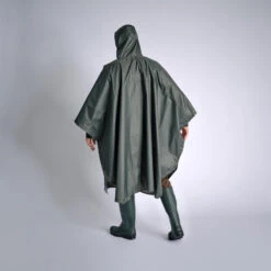 PONCHO LONG IMPERMEABLE 500 VERT -Camping Promotion Magasin poncho long impermeable 500 vert 1
