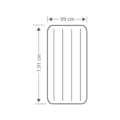 Intex Prestige Downy Jr. Twin Airbed - Lit Gonflable - 191x99x25cm - Avec Accessoires -Camping Promotion Magasin prestige downy jr twin airbed lit gonflable 191x99x25cm avec accessoires 3