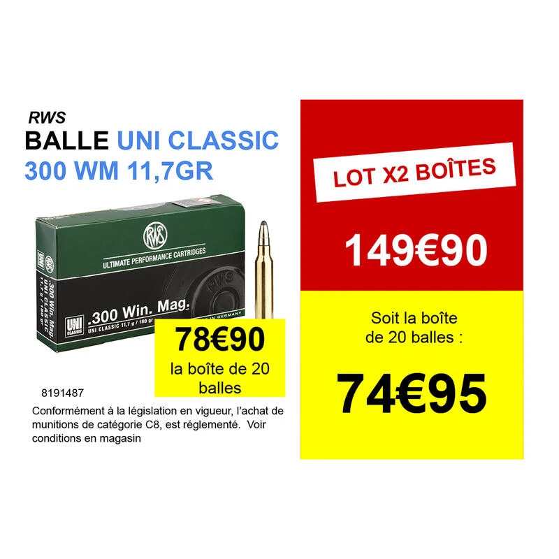 RWS Uni Classic 300 WM 11.7gr 2 RWS Uni Classic 300 WM 11.7gr – Image 2