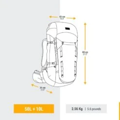 Sac à Dos De Trekking Femme 50+10L - MT900 Symbium -Camping Promotion Magasin sac a dos de trekking femme 5010l mt900 symbium 5