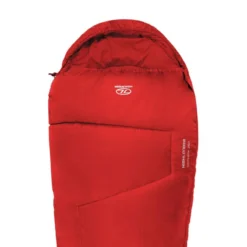 HIGHLANDER Sac De Couchage Sleepline 350 Momie 4°C Rouge -Camping Promotion Magasin sac de couchage sleepline 350 momie 4c rouge 4