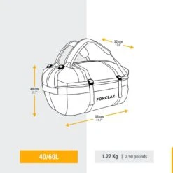 Sac De Transport De Trekking - 40 L à 60 L - DUFFEL 500 EXTEND -Camping Promotion Magasin sac de transport de trekking 40 l a 60 l duffel 500 extend 2