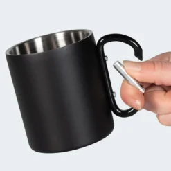 Set De Couverts De Camping & Tasse Thermique à Mousqueton | 1 Personne -Camping Promotion Magasin set de couverts de camping and tasse thermique a mousqueton 1 personne 4