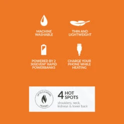 Set Gilet Softshell Chauffant Coupe Droite 5V -Camping Promotion Magasin set gilet softshell chauffant coupe droite 5v 2