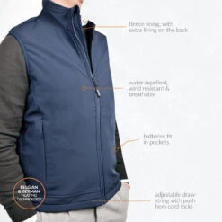 Set Gilet Softshell Chauffant Coupe Droite 5V -Camping Promotion Magasin set gilet softshell chauffant coupe droite 5v 3