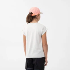 Quechua T-Shirt De Randonnée - MH100 BEIGE - Enfant 7-15 Ans -Camping Promotion Magasin t shirt de randonnee mh100 beige enfant 7 15 ans 2