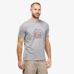 Quechua T-shirt De Randonnée - NH100 - Homme 7 Quechua T-shirt De Randonnée - NH100 - Homme -Camping Promotion Magasin t shirt de randonnee nh100 homme 2