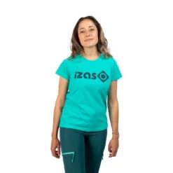T-shirt De Sport à Manches Courtes 100% Coton Izas MORAN Pour Femme -Camping Promotion Magasin t shirt de sport a manches courtes 100 coton izas moran pour femme 2