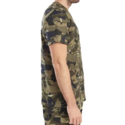 T-shirt Manches Courtes Chasse 100 Camouflage WL V1 Vert -Camping Promotion Magasin t shirt manches courtes chasse 100 camouflage wl v1 vert 4