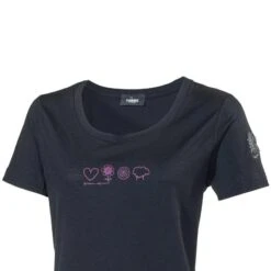 T-shirt Meja Symbols Pour Femme - 100% Laine Mérinos - Noir 5 T-shirt Meja Symbols Pour Femme - 100% Laine Mérinos - Noir -Camping Promotion Magasin t shirt meja symbols pour femme 100 laine merinos noir 2