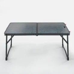 Quechua TABLE BASSE PLIANTE DE CAMPING - MH100 - GRISE -Camping Promotion Magasin table basse pliante de camping mh100 grise 2