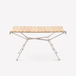 Quechua TABLE DE CAMPING COMPACTE 4/6 PERSONNES - PLATEAU BOIS - POCHE DE RANGEMENT -Camping Promotion Magasin table de camping compacte 46 personnes plateau bois poche de rangement 9
