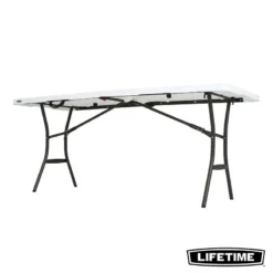Table Rectangulaire Valise Pliante En Deux (183 X 70 Cm) LIFETIME #80642 7 Table Rectangulaire Valise Pliante En Deux (183 X 70 Cm) LIFETIME #80642 -Camping Promotion Magasin table rectangulaire valise pliante en deux 183 x 70 cm lifetime 80642 2
