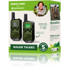 Talkie Walkie FREEK VONK X BRESSER Version Camouflée Avec Des Distances De 6 Km -Camping Promotion Magasin talkie walkie freek vonk x bresser version camouflee avec des distances de 6 km 6