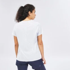 Quechua Tee Shirt Ultra Léger De Randonnée Rapide FH 500 Femme Ice. -Camping Promotion Magasin tee shirt ultra leger de randonnee rapide fh 500 femme ice 2
