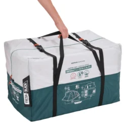 Quechua Tente à Arceaux De Camping - Arpenaz 6.3 F&B - 6 Personnes - 3 Chambres -Camping Promotion Magasin tente a arceaux de camping arpenaz 63 f and b 6 personnes 3 chambres 3