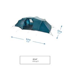 Quechua Tente à Arceaux De Camping - Arpenaz 8.4 - 8 Personnes - 4 Chambres 12 Quechua Tente à Arceaux De Camping - Arpenaz 8.4 - 8 Personnes - 4 Chambres -Camping Promotion Magasin tente a arceaux de camping arpenaz 84 8 personnes 4 chambres 2
