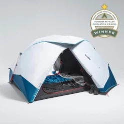 Quechua Tente De Camping - 2 SECONDS EASY - 2 Places - Fresh & Black -Camping Promotion Magasin tente de camping 2 seconds easy 2 places fresh and black 4