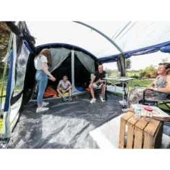 Tente Familiale Tunnel Montana 10 Sleeper - 10 Personnes - 2 Cabines Sombres -Camping Promotion Magasin tente familiale tunnel montana 10 sleeper 10 personnes 2 cabines sombres 2