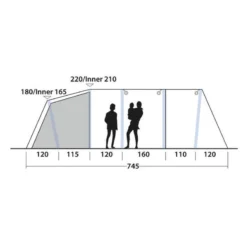 Tente Gonflable Outwell Knightdale 8PA -Camping Promotion Magasin tente gonflable outwell knightdale 8pa 3