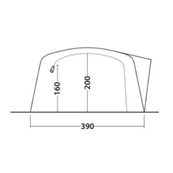 Tente Gonflable Outwell Knightdale 8PA -Camping Promotion Magasin tente gonflable outwell knightdale 8pa 4