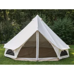 Tente Tipii 500 Canvas - Tipi 10 Pers. - 500 X 500 Cm X 300 Cm -Camping Promotion Magasin tente tipii 500 canvas tipi 10 pers 500 x 500 cm x 300 cm 2