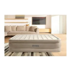 Intex Ultra Plush Queen Airbed - Lit Gonflable - 203x152x46cm - Compris Accessoires -Camping Promotion Magasin ultra plush queen airbed lit gonflable 203x152x46cm compris accessoires 3