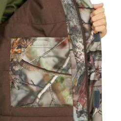 VESTE CHASSE CHAUDE ET IMPERMÉABLE SIBIR 300 JUNIOR CAMOUFLAGE KAMO-BR -Camping Promotion Magasin veste chasse chaude et impermeable sibir 300 junior camouflage kamo br 8