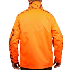 VESTE CHASSE RESISTANTE IMPERMEABLE ORANGE FLUO SUPERTRACK 100 14 VESTE CHASSE RESISTANTE IMPERMEABLE ORANGE FLUO SUPERTRACK 100 -Camping Promotion Magasin veste chasse resistante impermeable orange fluo supertrack 100 4