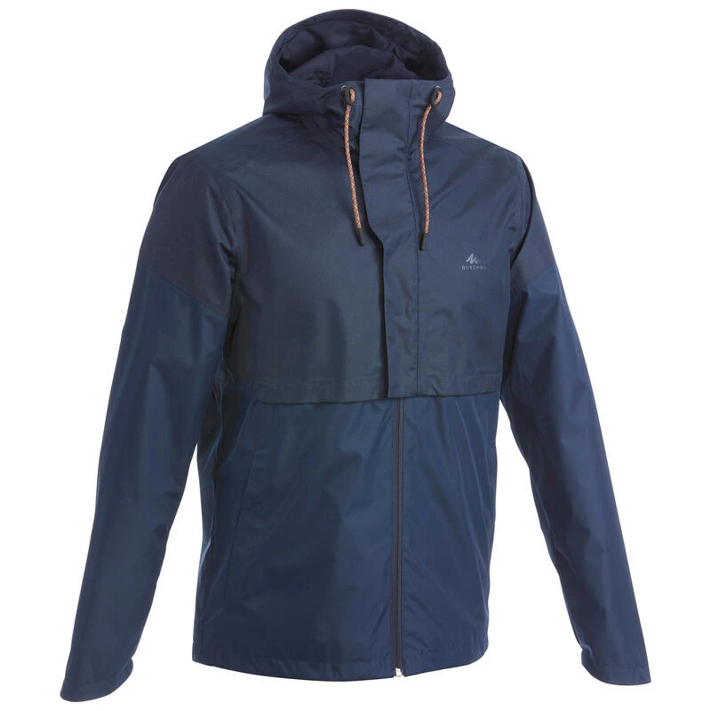 Quechua Veste Imperméable De Randonnée - NH500 Flap - Homme 2 Quechua Veste Imperméable De Randonnée - NH500 Flap - Homme – Image 2