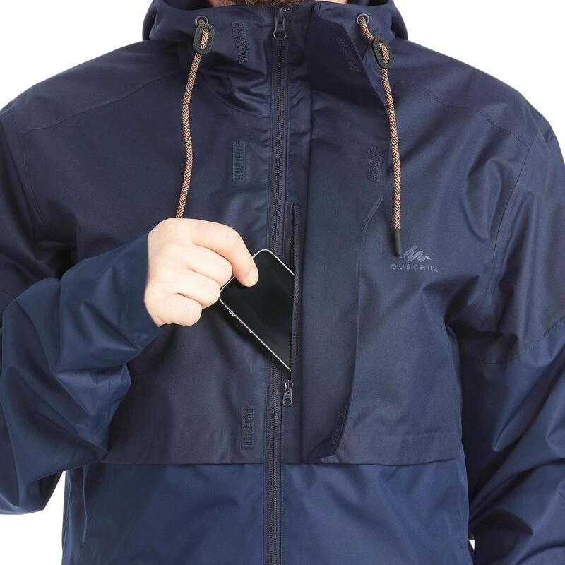 Quechua Veste Imperméable De Randonnée - NH500 Flap - Homme 10 Quechua Veste Imperméable De Randonnée - NH500 Flap - Homme – Image 10