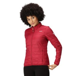 Regatta Veste Matelassée HILLPACK Femme (Rouge Foncé / Gris Phoque) -Camping Promotion Magasin veste matelassee hillpack femme rouge fonce gris phoque 2