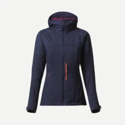 Veste Softshell Coupe Vent De Trek Montagne - MT900 Bleu Marine Femme -Camping Promotion Magasin veste softshell coupe vent de trek montagne mt900 bleu marine femme 7