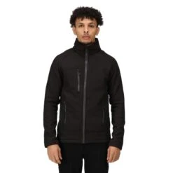 Regatta Veste Softshell NORTHWAY Homme (Noir) -Camping Promotion Magasin veste softshell northway homme noir 3