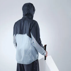 Quechua Veste Ultra Légère De Randonnée Rapide FH 900 Homme Bleu Grise. -Camping Promotion Magasin veste ultra legere de randonnee rapide fh 900 homme bleu grise 3