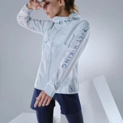 Quechua Veste Ultra Légère Hybride De Randonnée Rapide FH900 Femme Grise. -Camping Promotion Magasin veste ultra legere hybride de randonnee rapide fh900 femme grise 4