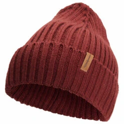 Woolpower Beanie Rib - Rouge Rouillé -Camping Promotion Magasin woolpower beanie rib rouge rouille 4
