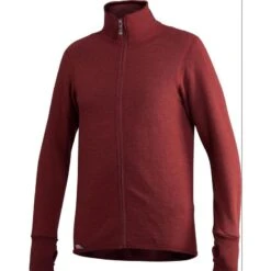 Woolpower Veste à Fermeture Éclair Mid Layer Merino 400 - Rouge Rouille -Camping Promotion Magasin woolpower veste a fermeture eclair mid layer merino 400 rouge rouille 2