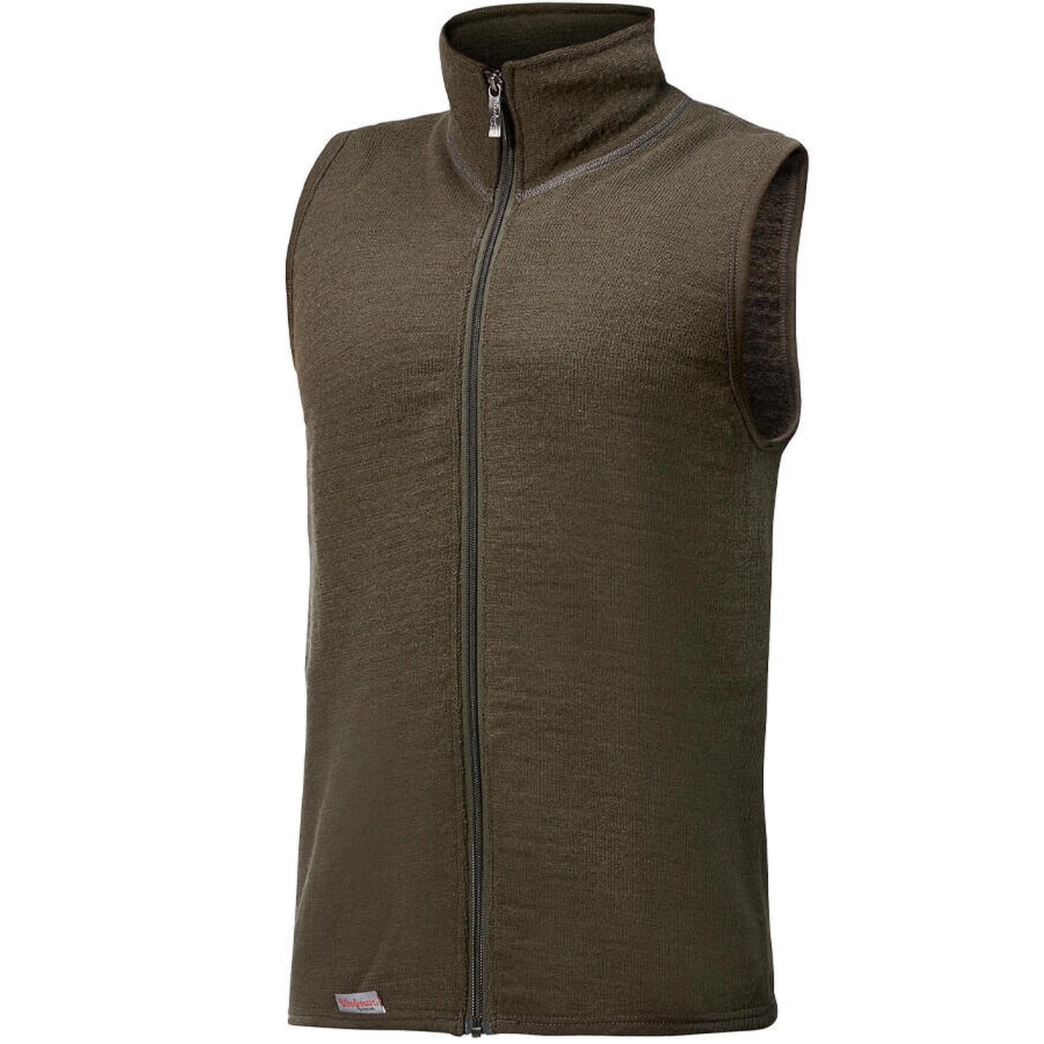 Woolpower Veste Couche Moyenne Merino 400 - Vert Pin 2 Woolpower Veste Couche Moyenne Merino 400 - Vert Pin – Image 2