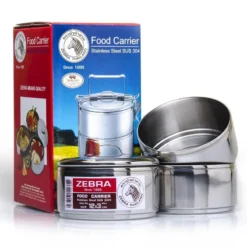 Zebra Porte-nourriture En Acier Inoxydable 12cm X 3 Couches -Camping Promotion Magasin zebra porte nourriture en acier inoxydable 12cm x 3 couches 2